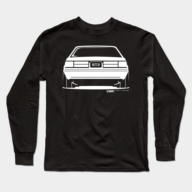 Fox Body Notch Mustang Long Sleeve T-Shirt by LYM Clothing